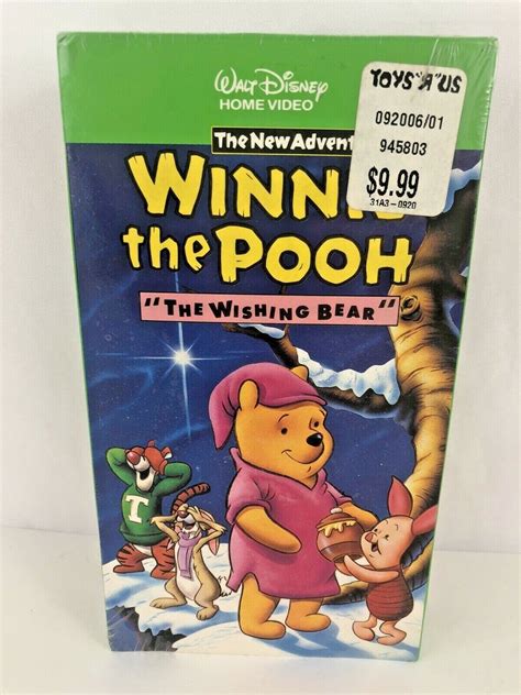 Vintage The New Adventures Of Winnie The Pooh The Wishing Bear Vhs