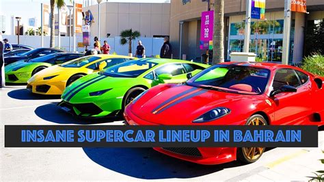 Insane Super Cars In Bahrain Cars And Coffee Bahrain Youtube