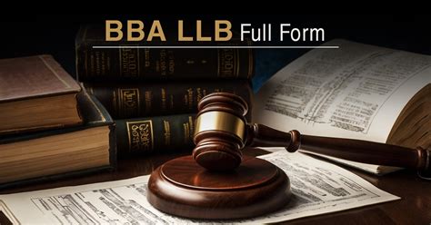 BBA LLB Full Form Dual Degree In Law And Business