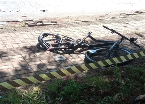 Ciclista Fica Gravemente Ferida Em Acidente No Centro De Mandaguari