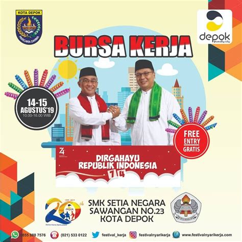 Bursa Kerja Job Fair Smk Setia Negara Depok Agustus 2019 Atmago