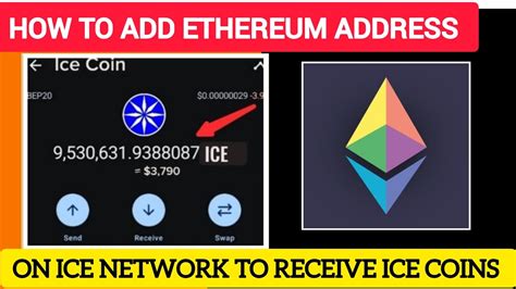 How To Add Ethereum Wallet Address To Ice Network App Ice Tokens To