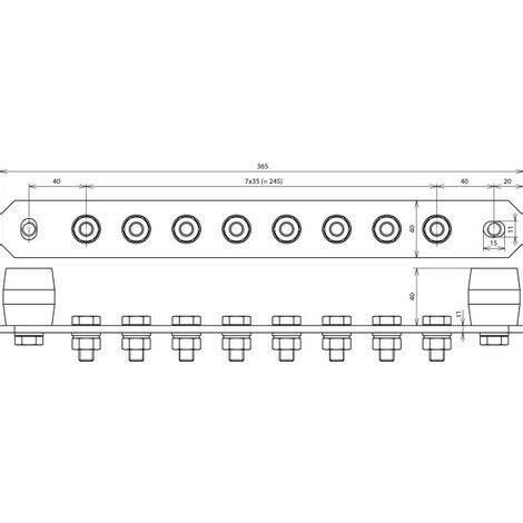 Dehn Potentialausgleichschiene Pas I Ap M Cu