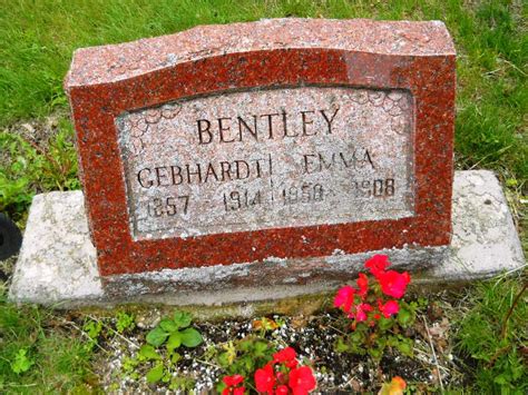 Gebhart Bentley 1857 1914 Homenaje De Find A Grave