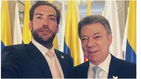 Martín el hijo del expresidente Santos estaría de amores con famosa