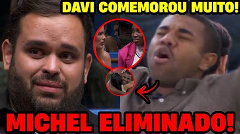 Michel é Eliminado e DAVI Comemora Muito Sua Volta Ao BBB24 YouTube