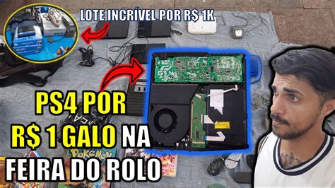 Ca Ada Gamer Na Feira Do Rolo Playstation Por R Galo Master System