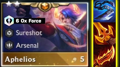 Ox Force Aphelios Carry Comp Is Brokennn In Tft Set Youtube