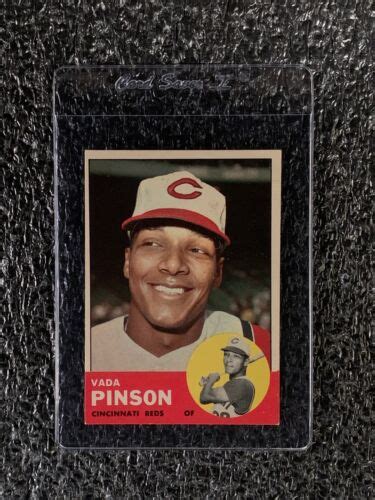 1963 Topps Baseball 265 Vada Pinson VG EX EBay