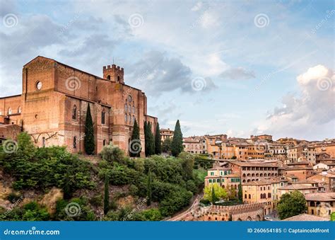 Church Of San Domenico Sienna Italy Stock Image Image Of City