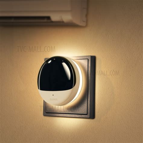 BASEUS Plug-in Night Light AI Smart Voice Control Automatic Safety ...