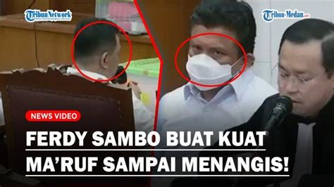 Ferdy Sambo Buat Kuat Ma Ruf Menangis Sebelum Ditetapkan Sebagai