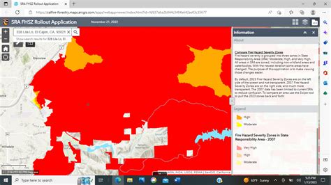 Cfsf Fire Hazard Zone Map Crest California