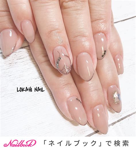 オールシーズン バレンタイン オフィス 女子会 ハンド LOKAHI NAIL ロカヒネイルのネイルデザイン No 4549125 ネイルブック