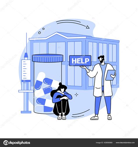 Drug Rehab Center Abstract Concept Vector Illustration Stock Vector By