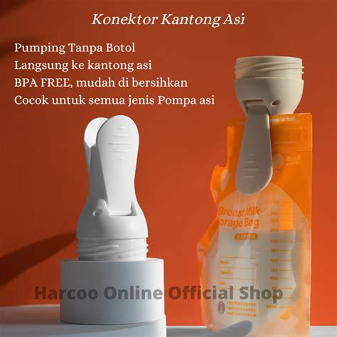 Jual HARCOO ONLINE Klip Konektor Kantong Asi Untuk Semua Pompa Asi