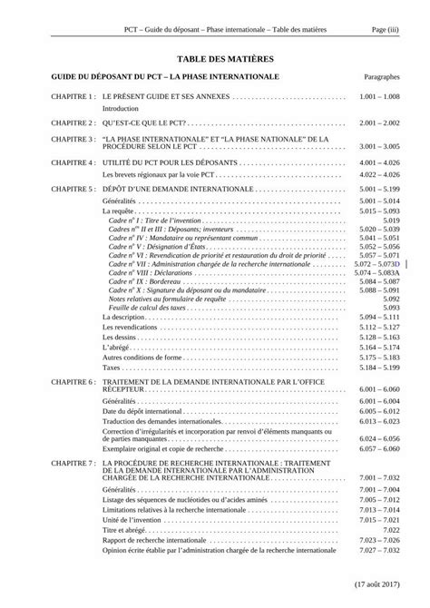 Pdf Pct Guide Du D Posant Phase Internationale Pct Guide Du