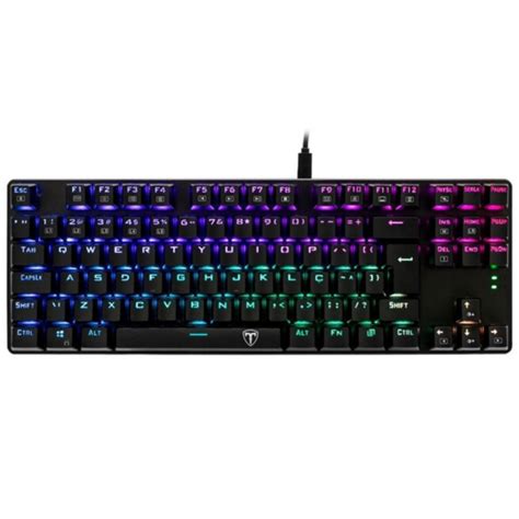 TECLADO GAMER T DAGGER BORA RGB T TGK315 Wired Keyboard RGB RED