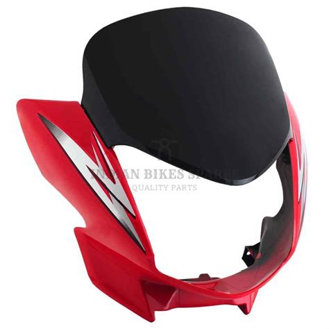 Head Light Visor Mask Honda Cb Shine Deluxe Sports Red Indian Bikes