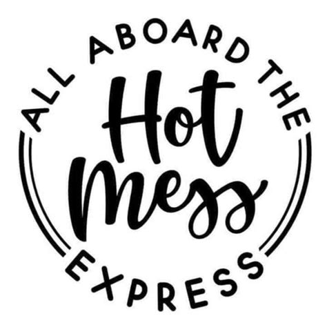 Hot Mess Express DECAL Etsy