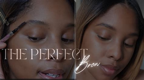 How To Quick Easy Brow Tutorial Beginner Friendly YouTube