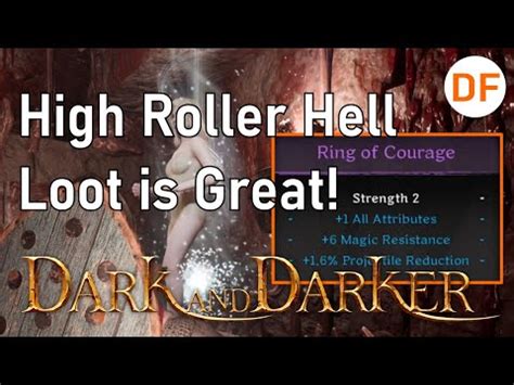 Dark And Darker High Roller Crypts Hell Loot Is Fantastic Youtube