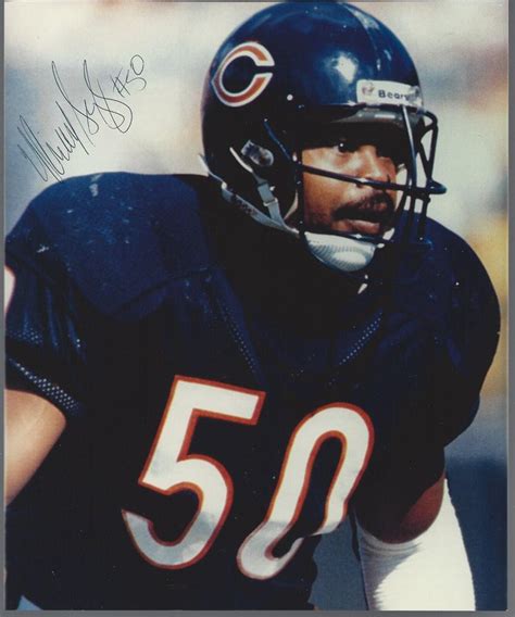 MIKE SINGLETARY SIGNED 8 x 10 AUTOGRAPH PHOTO COLOR CHI