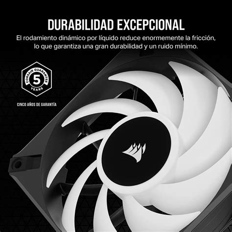 Corsair Icue Af Rgb Elite Juego De Tres Ventiladores Pwm De Mm