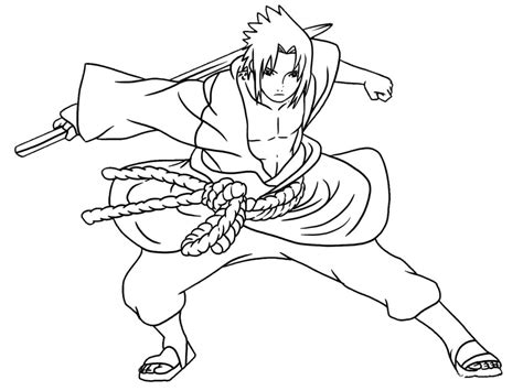 Sasuke Disegni Da Colorare Wonder Day