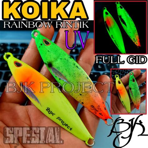 Jual UMPAN PANCING METAL JIG KOIKA 150g RAINBOW RINTIK NEW SPESIAL FULL