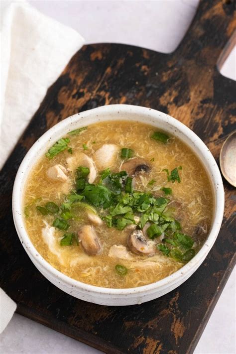 Hot And Sour Chicken Soup Easy Recipe Insanely Good