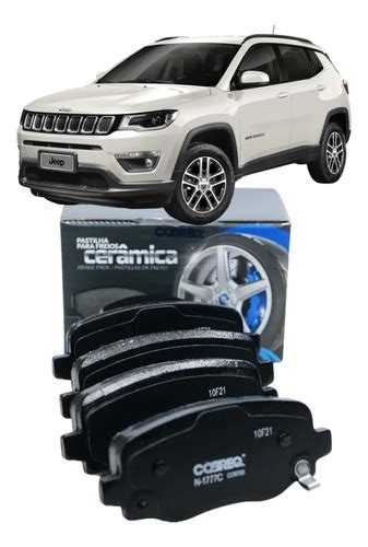 Pastilha De Freio Traseira Cobreq Cerâmica Jeep Compass 2017 A 2024