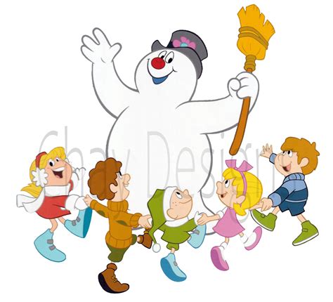 Frosty The Snowman Png File Christmas Scrapbooking Junk Journal