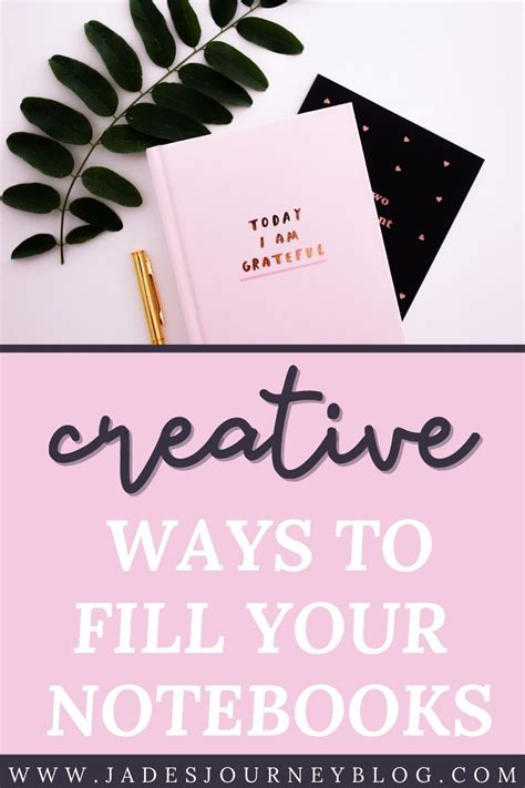 CREATIVE WAYS TO FILL YOUR NOTEBOOKS Creative Filling Notebook