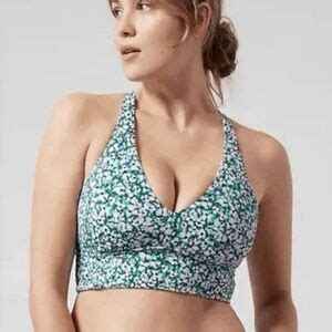 Athleta Swim Athleta Floral Gables Plunge Bikini Top Nwt Poshmark