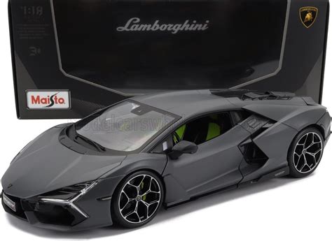 Lamborghini Revuelto Hybrid Vulcano Matt Grey In Scale By Maisto