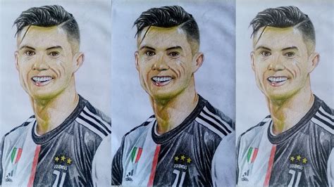 Portrait Drawing Cristiano Ronaldo Kru Mang Iครมงวาดภาพครสเตยโน