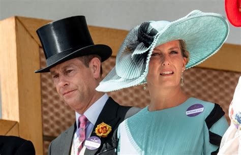 Photo Le Prince Edward Comte De Wessex Et La Comtesse Sophie De