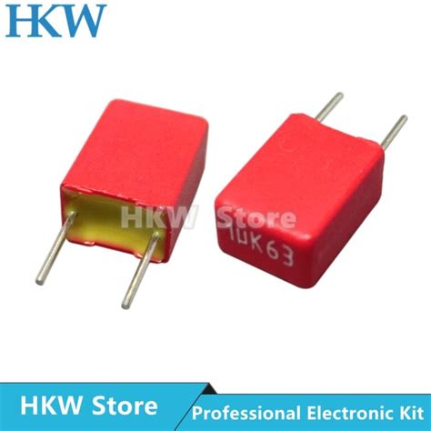 2PCS WIMA RED MKS2 5MM Film Capacitor Hi Fi Audio 0 1UF 1NF 0 01UF 1UF