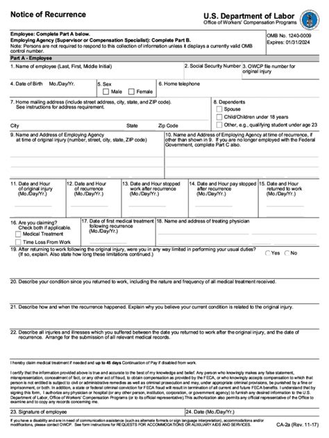 Dol Ca 2a 2017 2021 Fill And Sign Printable Template Online Us