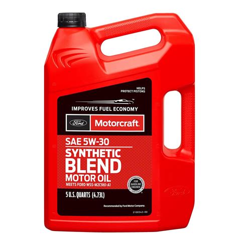 Motorcraft Synthetic Blend W Engine Oil Quart