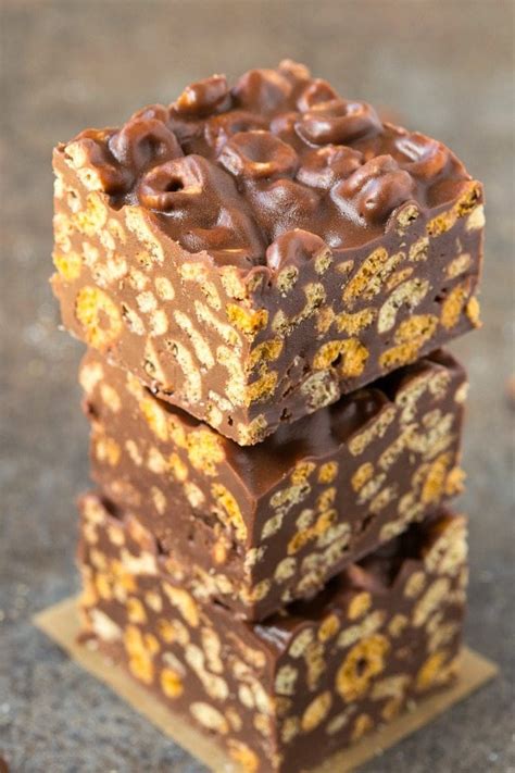 Healthy No Bake Chocolate Peanut Butter Cereal Bars Vegan Gluten Free