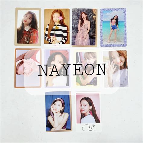 Official TWICE NAYEON Photocards Im Nayeon Pop Solo Album Talk That