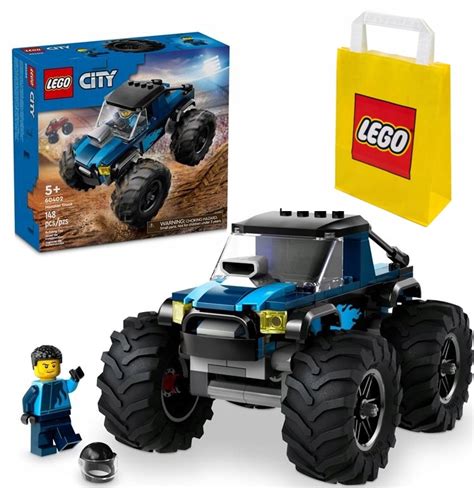 Klocki Lego City Niebieski Monster Truck Auto Dla Dziecka Torba