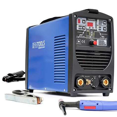 Tig Machine DC IPOTOOLS 200PD Inverter TIG Welder DC