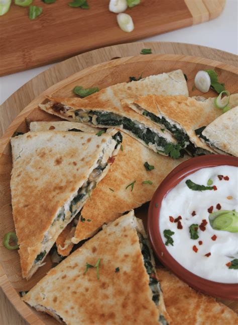 Vegetarische Quesadilla Met Spinazie En Kaas Ramadanrecepten Nl