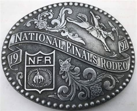 Belt Buckle Cowboy Rodeo Commemorative Limited Edition 1991 - Etsy