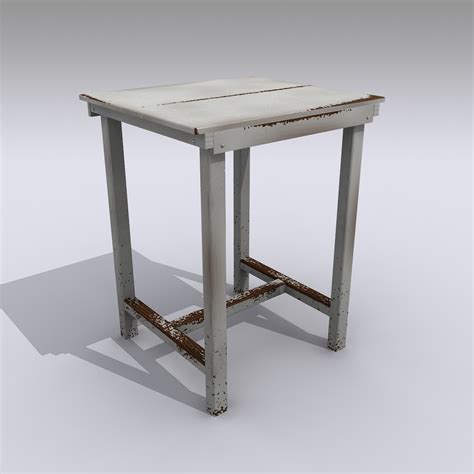 Old Table 3d Model 20 Max 3ds Obj Flt Wrl Dwg Dxf Free3d