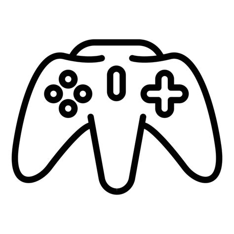 Pc Joystick Icon Outline Style Vector Art At Vecteezy