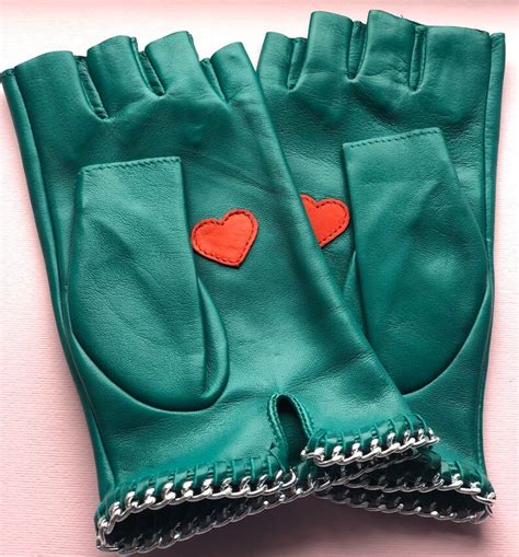 Womens Short Unlined Italian Leather Gloves Leather Etsy